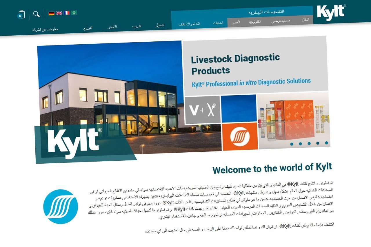 Kylt Website nun auch auf Arabisch Image 1