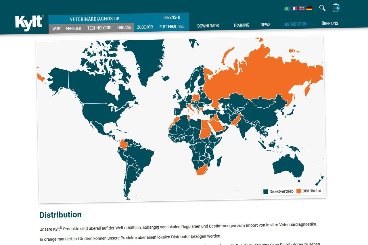 Kylt Distribution Map - Vertrieb sichtbar machen Image 1