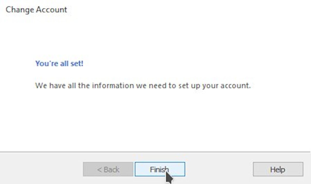 Outlook: Manuelle Konfiguration mit Benutzername und Passwort Image 13