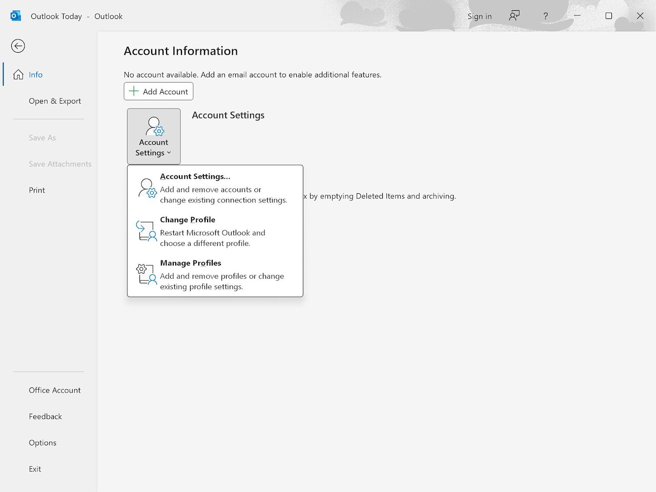 E-Mail: Einrichtung von Outlook Image 3