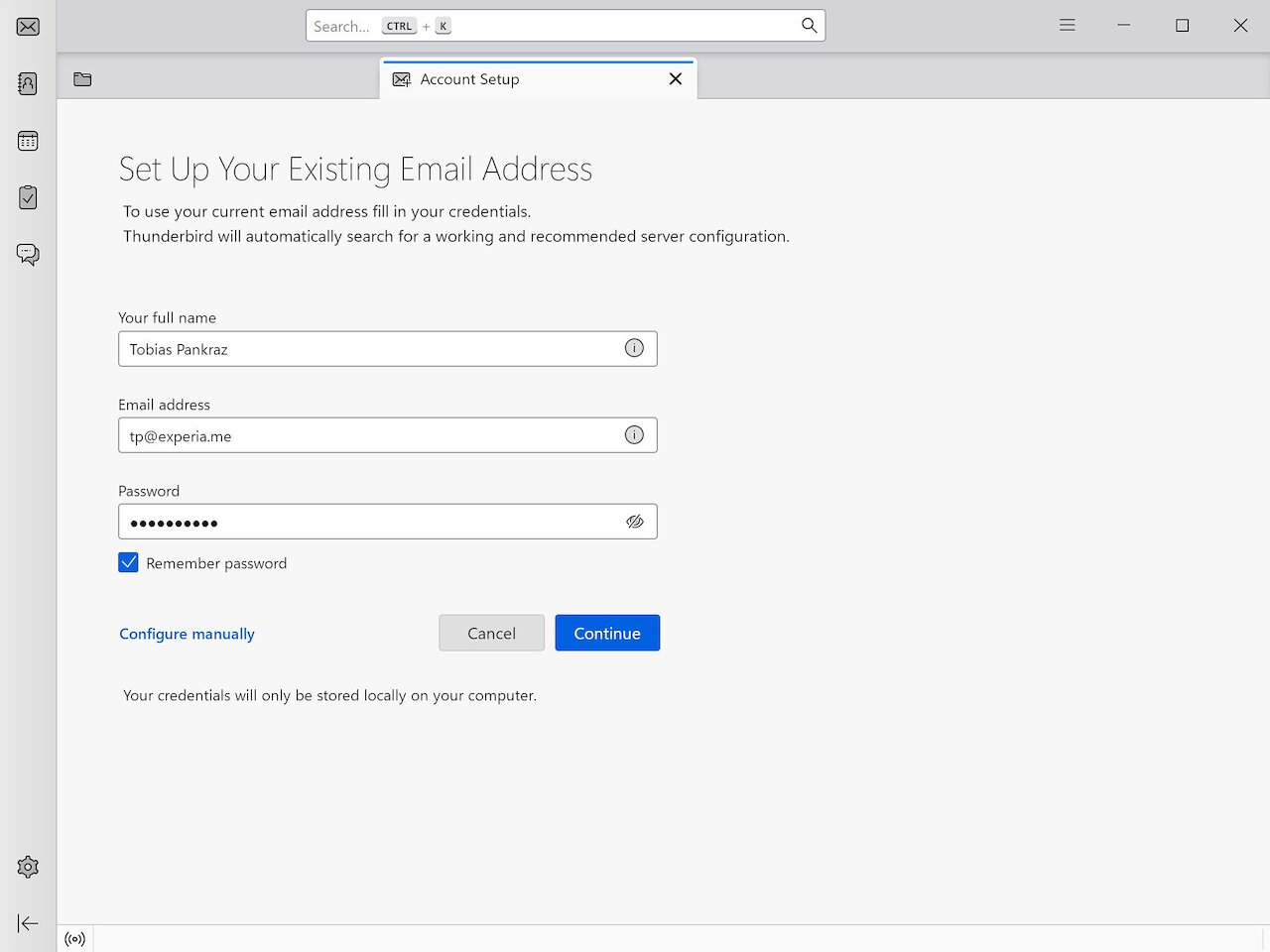 E-Mail: Einrichtung von Thunderbird Image 3