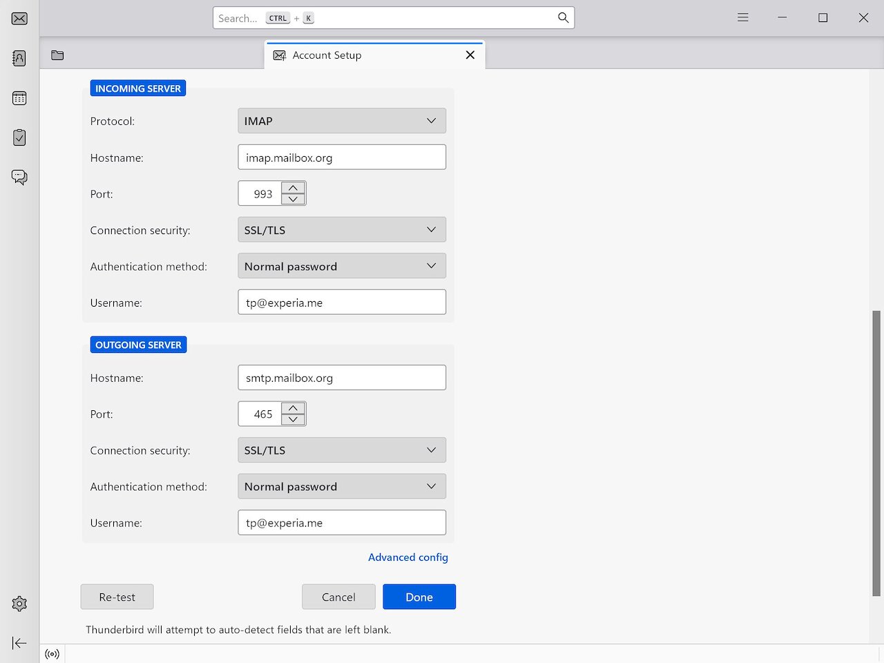 E-Mail: Einrichtung von Thunderbird Image 4