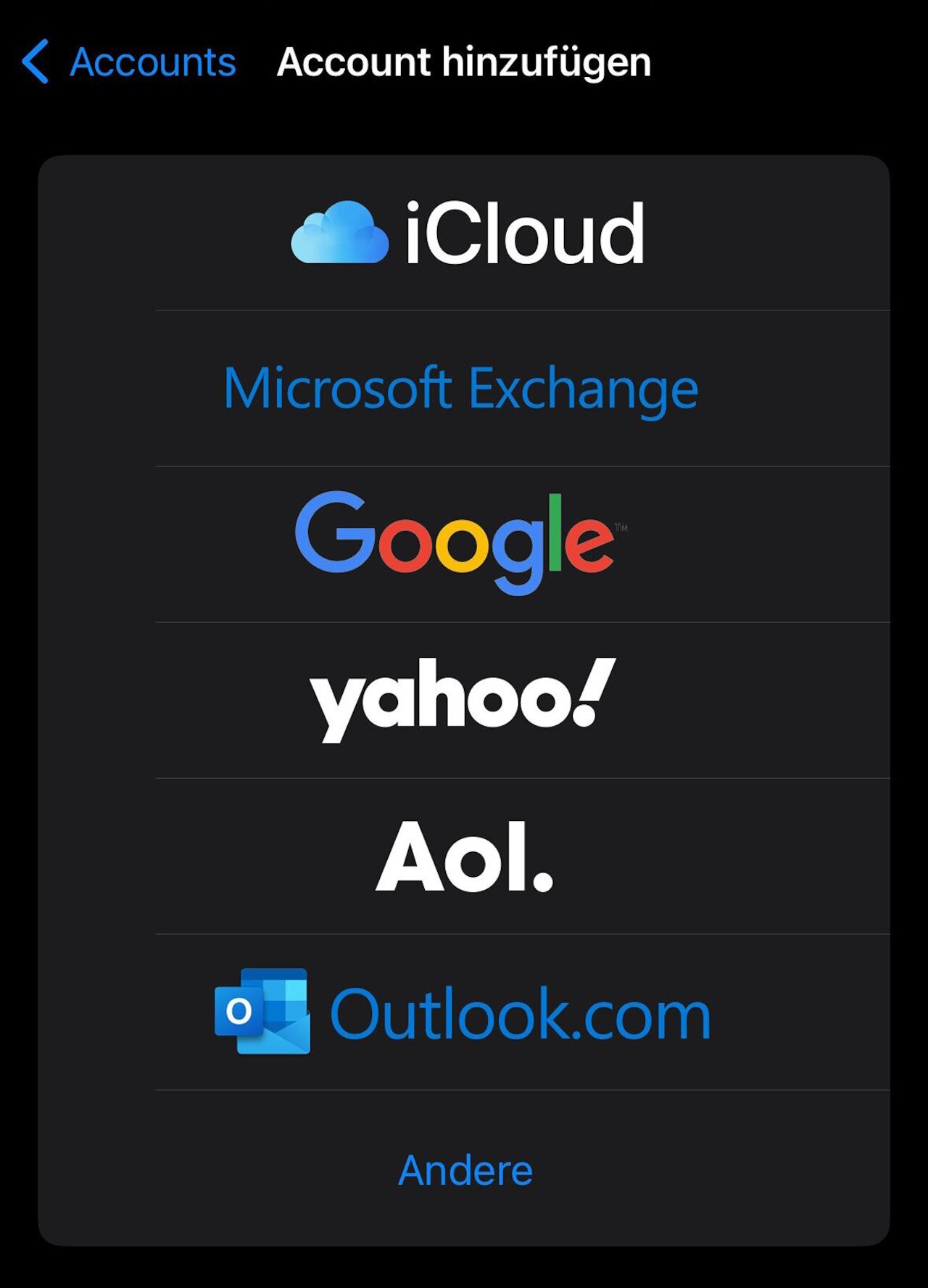 E-Mail: Einrichtung der Mail App für iOS Image 3