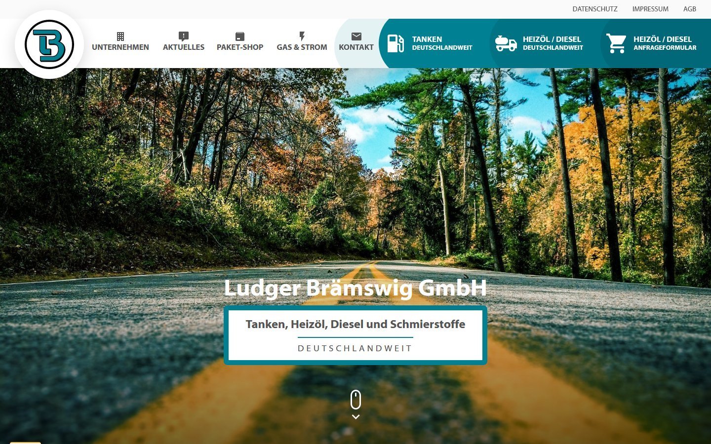 Desktop Screenshot der Website von: Ludger Brämswig GmbH