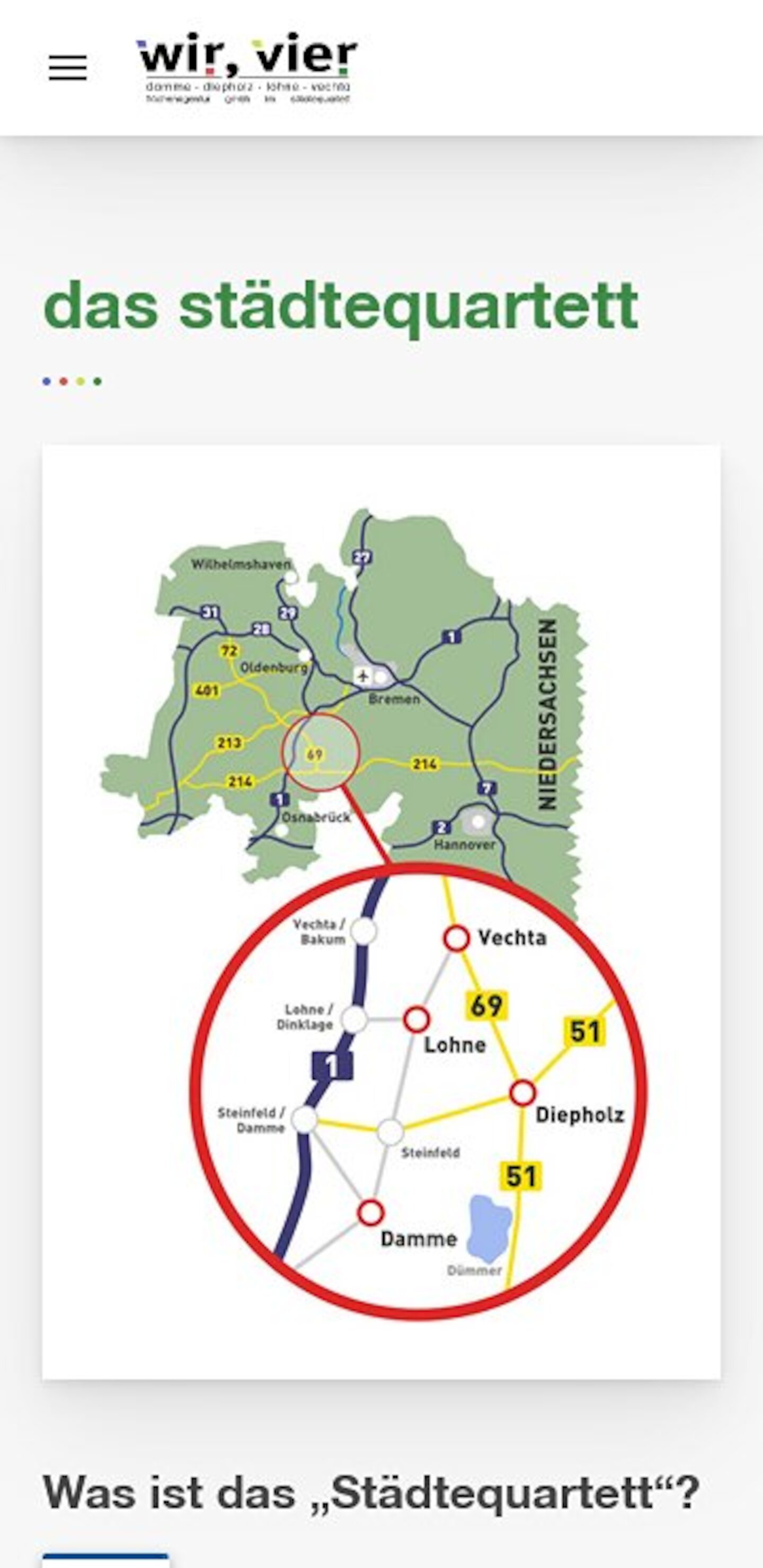 Smartphone Screenshot der Website von: Flächenagentur