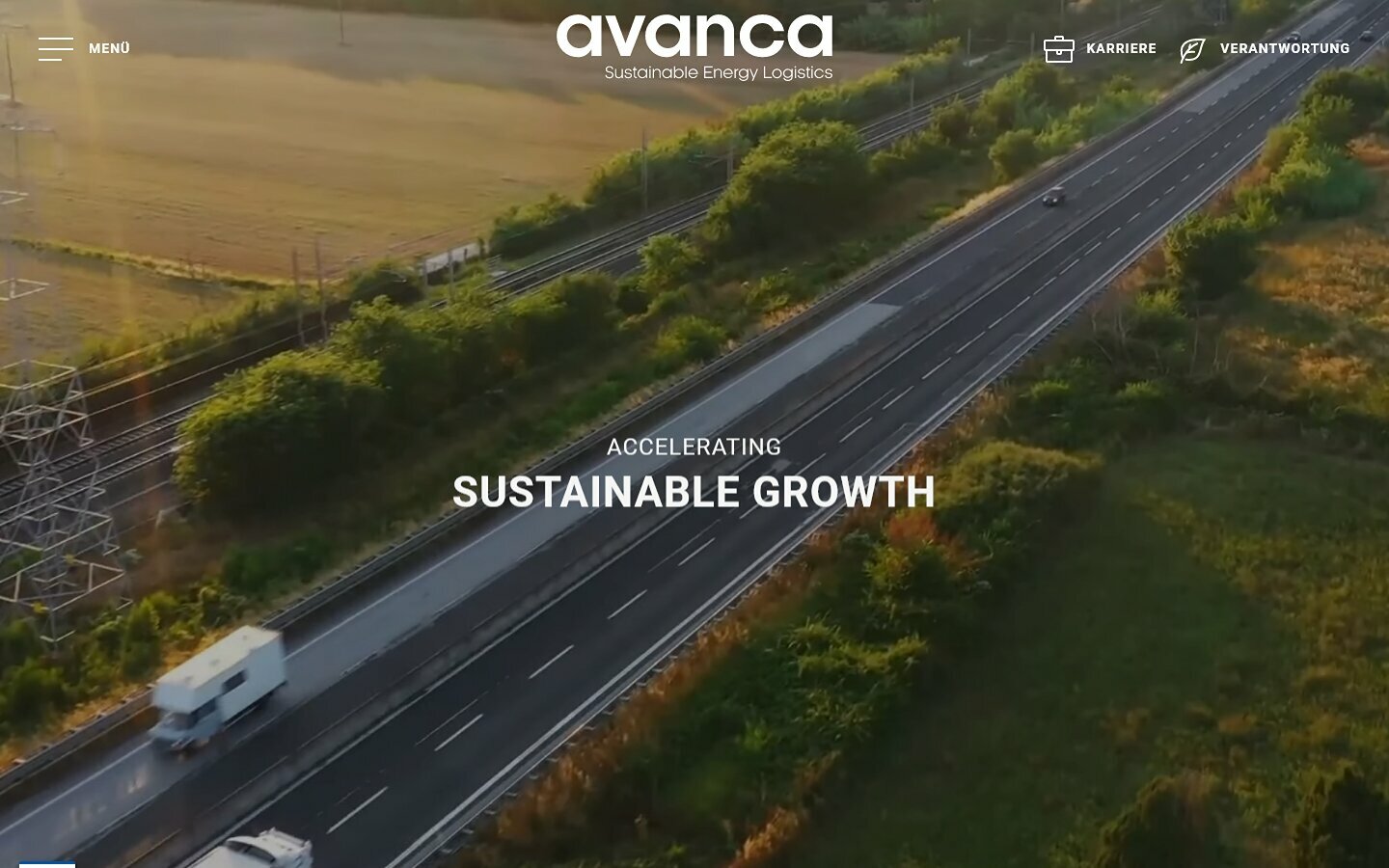 Desktop Screenshot der Website von: Avanca Group