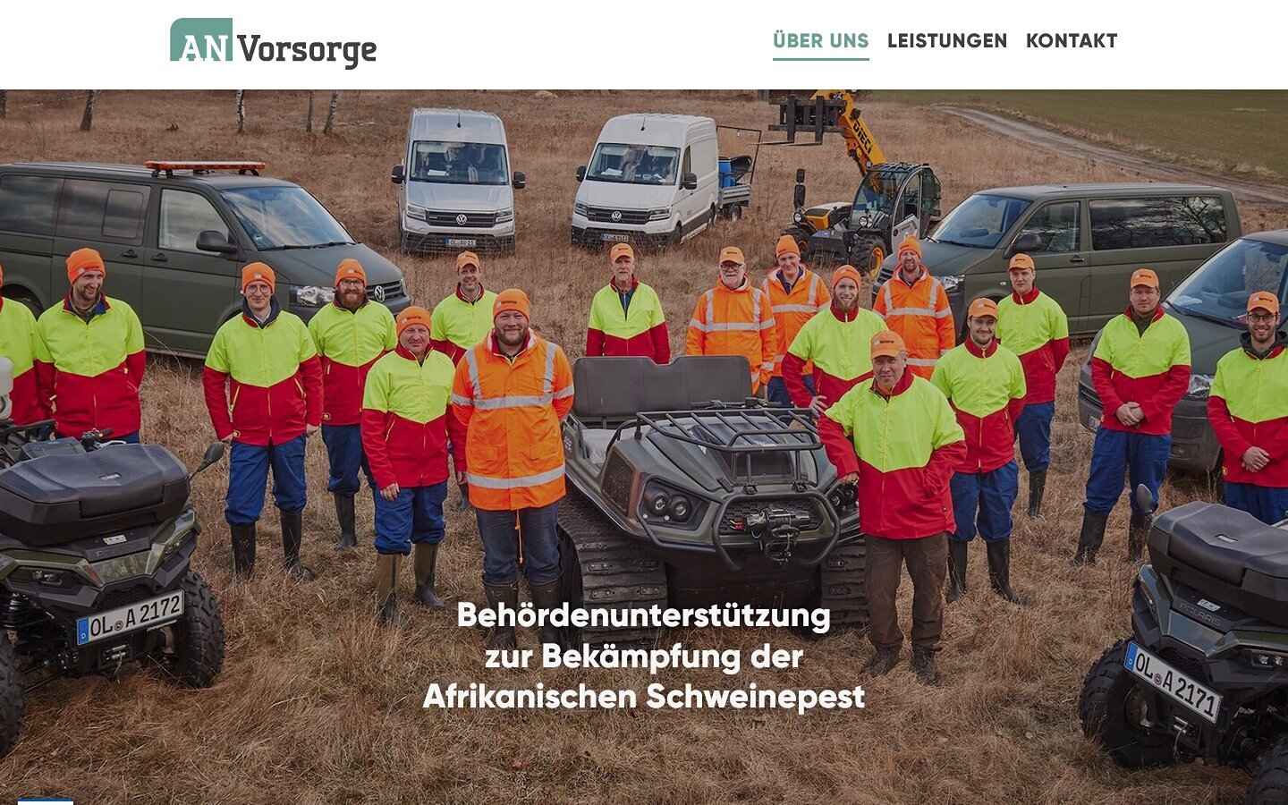 Desktop Screenshot der Website von: AN Vorsorge GmbH