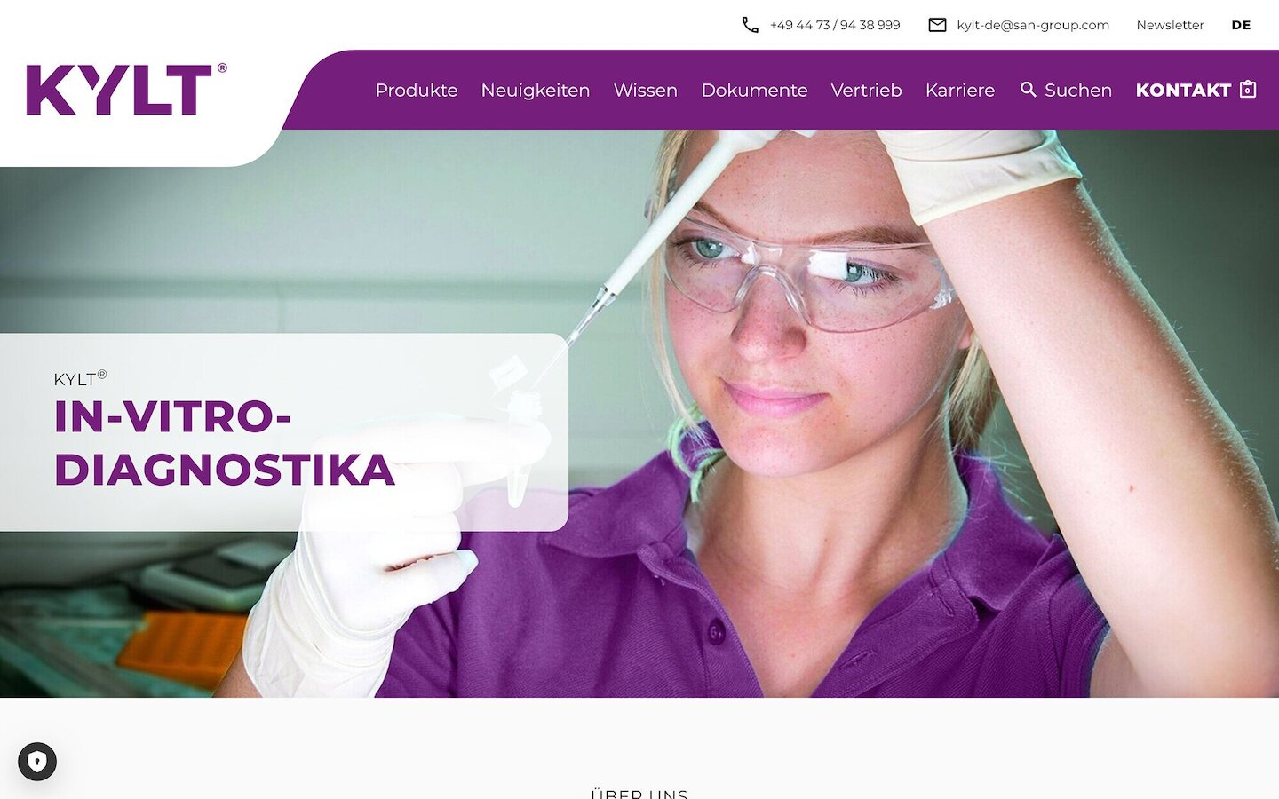 Desktop Screenshot der Website von: KYLT