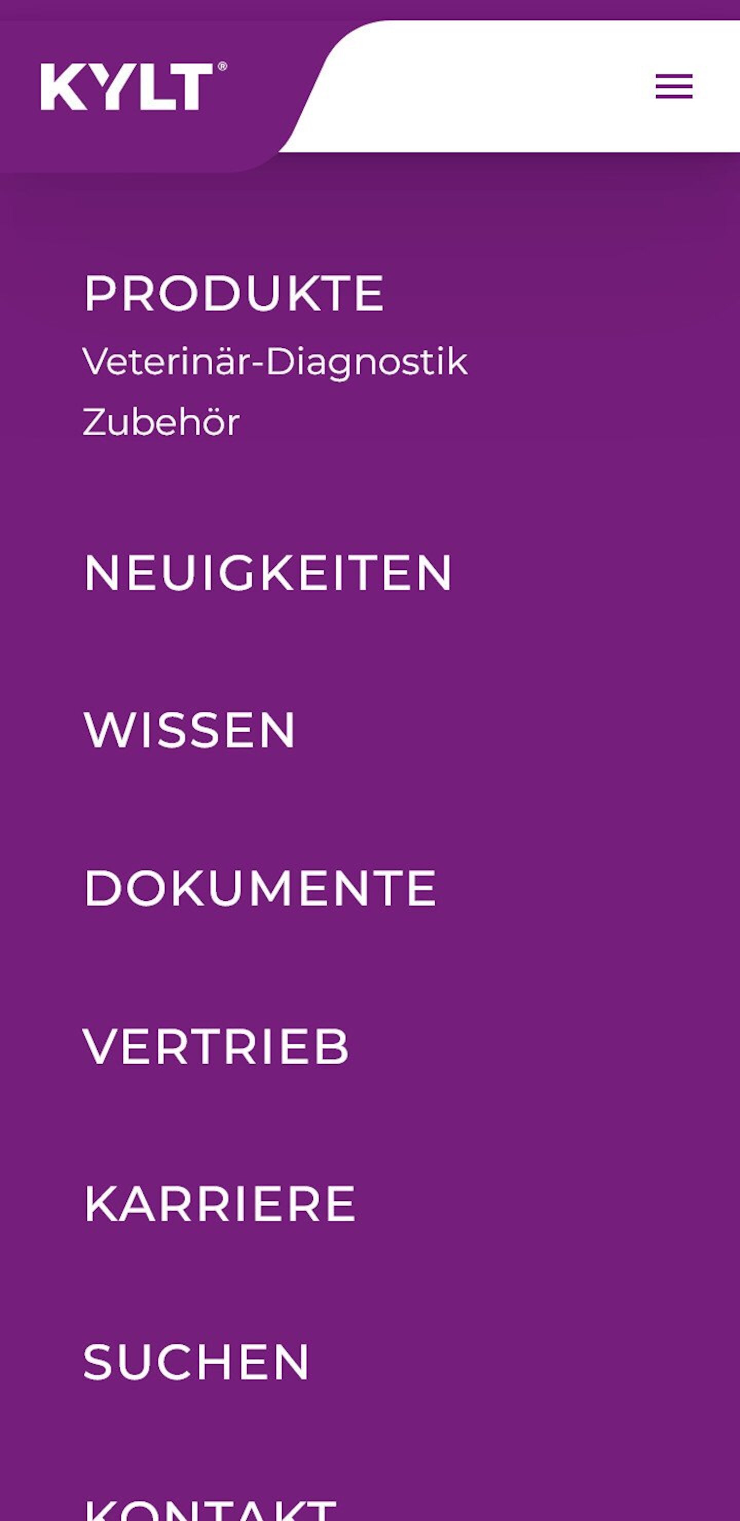 Smartphone Screenshot der Website von: KYLT