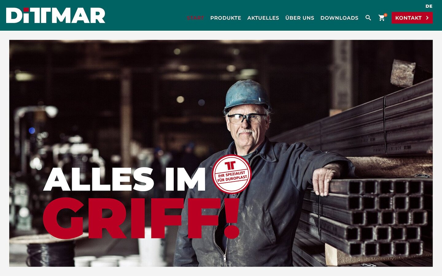 Desktop Screenshot der Website von: DITTMAR GmbH