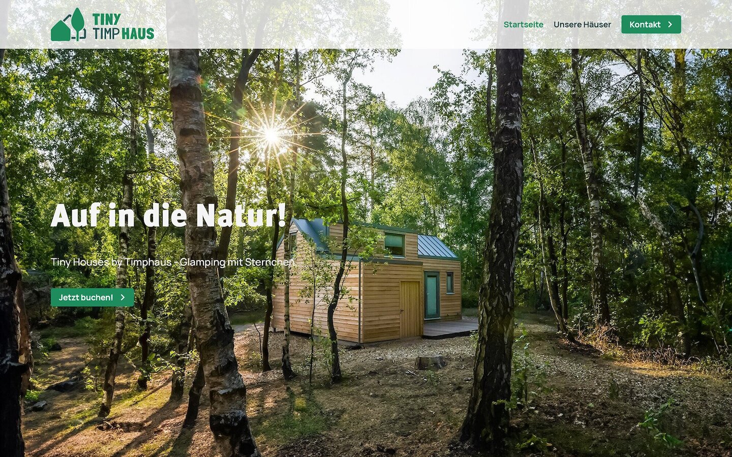 Desktop Screenshot der Website von: Tiny Timphaus