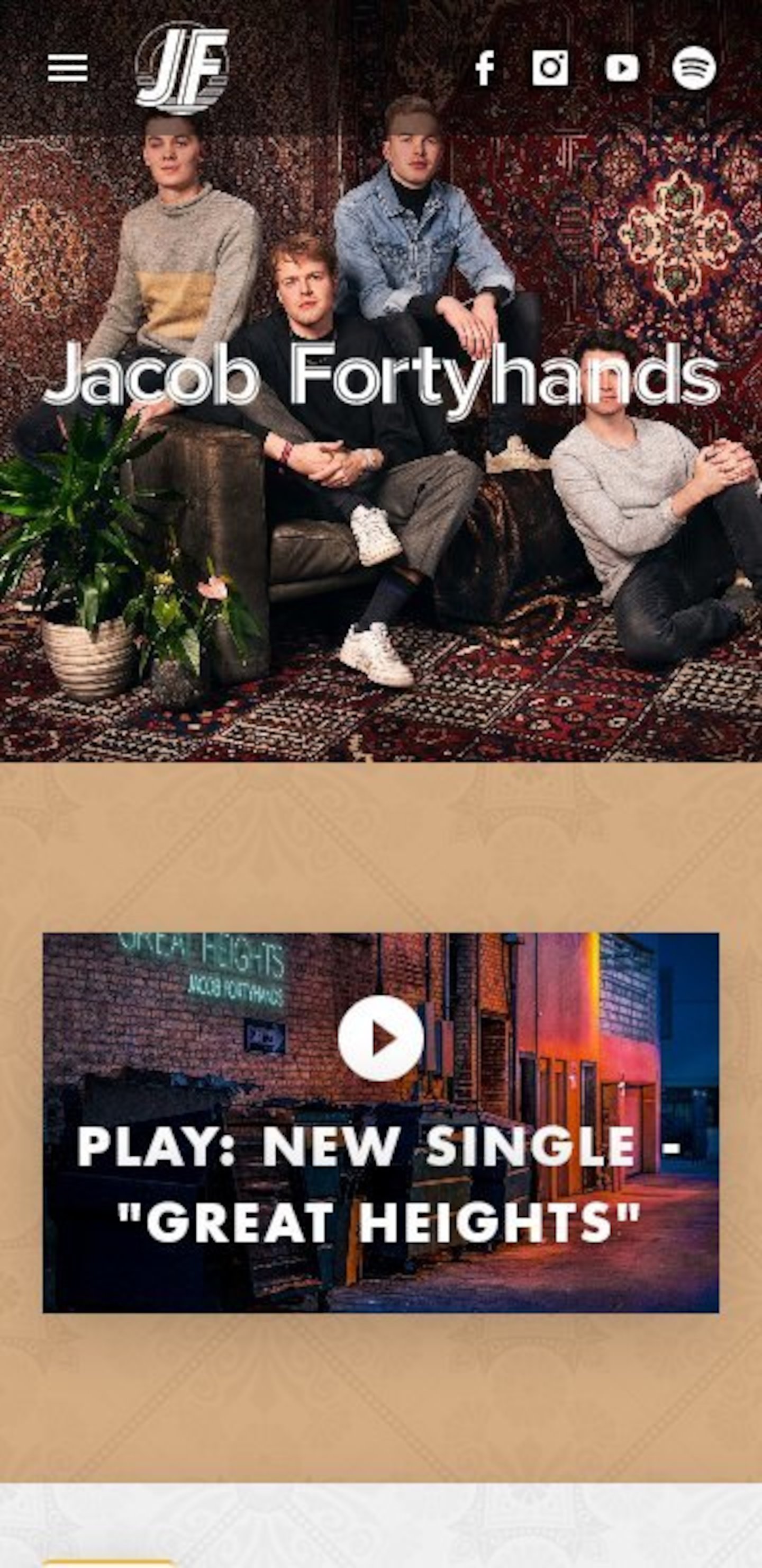 Smartphone Screenshot der Website von: Jacob Fortyhands